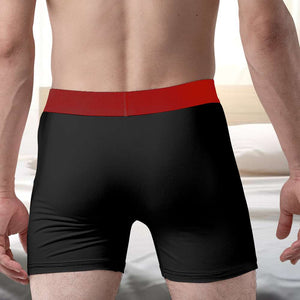 Personalized Gifts For Dad Men's Boxers Thanks Dad For Not Pulling Out 04HUMH240124HA - Boxers & Briefs - GoDuckee