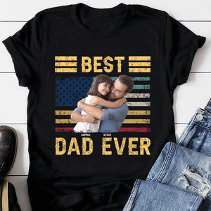 Best Dad Ever Personalized Shirt, Gift For Father's Day - Shirts - GoDuckee