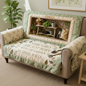 Gardening Quilted Sofa Cover - Personalized Gifts For Garden Lovers 01kita260126 - Sofa Cover - GoDuckee