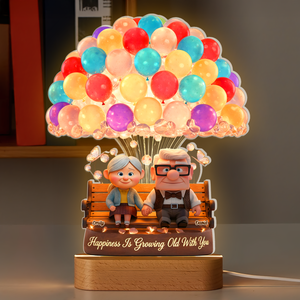Growing Old With You 3D Led Light - Personalized Gifts For Couple 04napu120625 - Led Night Light - GoDuckee