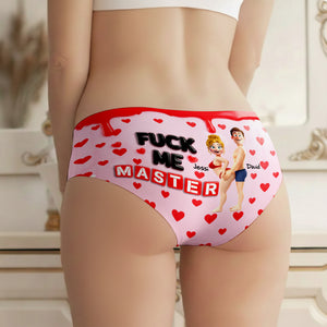 Playful Pinky Couples Brief - Personalized Gift For Her 01OHLU291125 - Boxer Briefs - GoDuckee