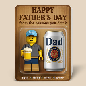 Best Dad Ever Reward Acrylic Plaque - Personalized Gifts For Father 01NAQN260425 - Shaped Plaques - GoDuckee
