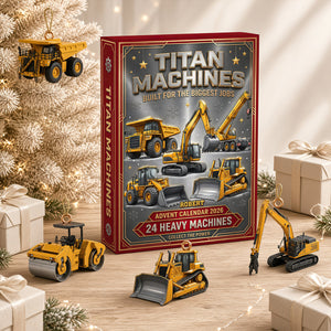 Heavy Machines Advent Calendar Blind Box - Personalized Christmas Gift 03tydt301026 - Advent Calendar - GoDuckee