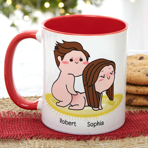 I'm Behind You 100%-Gift For Couple-Personalized Coffee Mug-Funny Couple - Coffee Mug - GoDuckee
