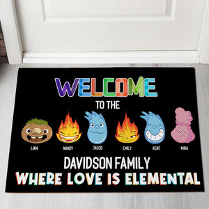 Family 02htpu141223, Personalized Doormat - Doormat - GoDuckee