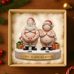 Funny Old Couple Christmas Ornament Personalized Gifts 06ohtn211125 - Ornament - GoDuckee