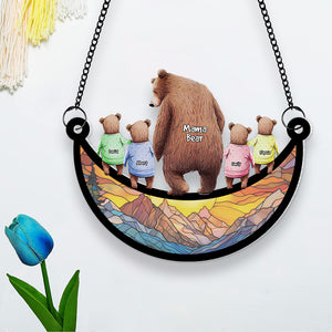 Personalized Gifts For Mom Suncatcher Window Hanging Ornament 04naqn230424 - Ornaments - GoDuckee