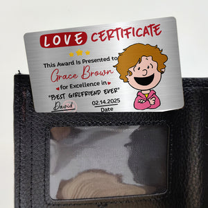 Personalized Gifts For Couple Wallet Card Love Certificate 01TODT251224HH - Wallet Card - GoDuckee