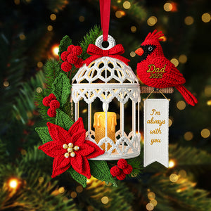 Memorial Cardinal Ornament - Personalized Gifts For Loved Ones 03nata050925 - Ornament - GoDuckee