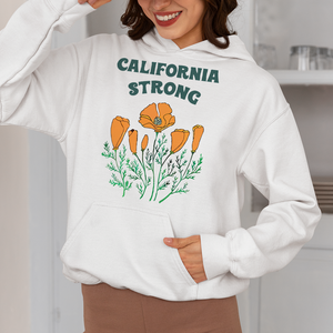 Pray for California Los Angeles Fire Strong Shirt Poppy Flower - Shirts - GoDuckee
