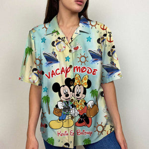 Personalized Gifts For Couple Hawaiian Shirt Cruising Vacation Couple 07QHDT170224 - Hawaiian Shirts - GoDuckee