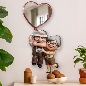 Forever Couple Wall Hanging Mirror Personalized Gifts For Couple 01TOLU230725 - Mirror - GoDuckee