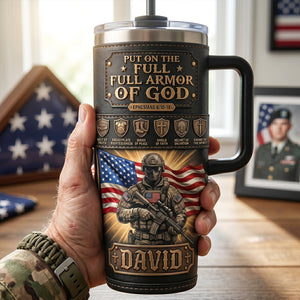 USA Armor Of God Tumbler - Personalized Gifts For Patriots 06PADT300526
