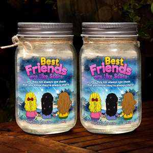 Personalized Gifts For Friend Mason Jar Light 01KADT080125HG - Drink Jar - GoDuckee
