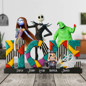 The Spooky Family Acrylic Plaque - Personalized Gifts For Family 01OHTN300525 - Shaped Plaques - GoDuckee