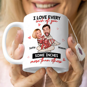 Personalized Custom Photo Gifts For Couple Mug Naughty Couple 01KAMH181224 - Coffee Mug - GoDuckee