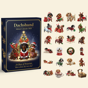 Christmas Advent Calendar Acrylic Blind Box - Gifts For Dog Lovers 01hyta211025 - Advent Calendar - GoDuckee