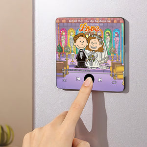 Personalized Gifts For Couple Music Fridge Magnet 05xqqn100125da - Fridge Magnet - GoDuckee