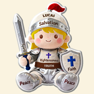 Personalized Gifts For Christian Knights Shaped Pillow 01natn311225 - Pillow - GoDuckee