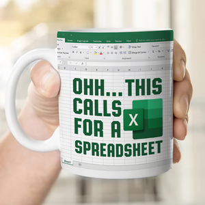 Personalized Gifts For Coworker Mug Spreadsheet 01xqpu171224 - Coffee Mug - GoDuckee