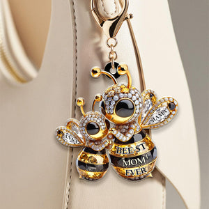 Personalized Gifts For Bee Mom Keychain Bee-st Mom 01TGDT310325 - Keychains - GoDuckee