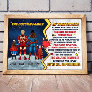 Family 04QHTN010423TM Personalized Canvas Print - Poster & Canvas - GoDuckee