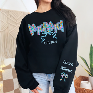 Personalized Gifts For Mom 3D Shirt Mama Flower Bow 03kapu250325 - AOP Products - GoDuckee