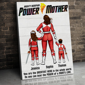 Mighty Morphin Power Father 07HUDT120523 Personalized Family Canvas Poster - Poster & Canvas - GoDuckee