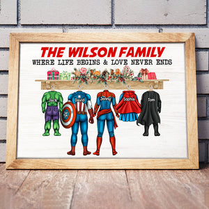Family 02NATN111123 Personalized Canvas Print - Poster & Canvas - GoDuckee