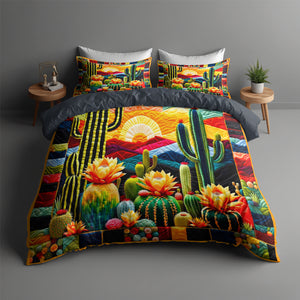 Catus Quilt Bed Set 041hutn210125 - Blanket - GoDuckee