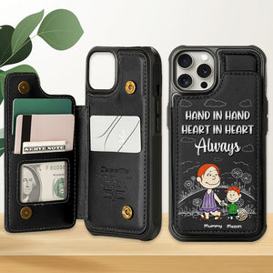 Personalized Gift For Mom Leather Flip Wallet Phone Case 01XQMH200225HH - Phone Case - GoDuckee
