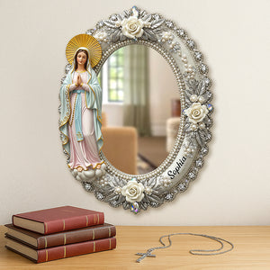 Personalized Gifts For Virgin Mary Lovers Mirror 06naqn240725 - Mirror - GoDuckee