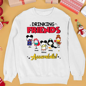 Drinking Friends Assemble 02tohn301023 Personalized Shirt - Shirts - GoDuckee
