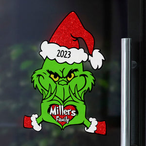 Green Monster, Personalized Family Decal, 05NATN250923, Christmas Gift For Family - Home Decor - GoDuckee