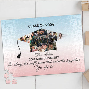 Graduation Custom Photo, You Did It, Personalized Jigsaw Puzzle, Graduation Gift, 01QHPU191223 - Wood Sign - GoDuckee