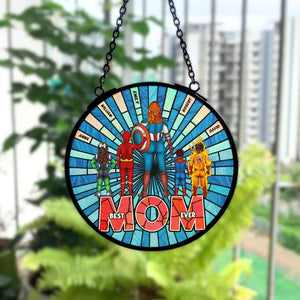 Personalized Gifts For Mom Stained Glass Sunburst 04qhqn120225pa - Ornament - GoDuckee