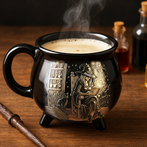 Mystic Witch Cauldron Cauldron Mug - Personalized Gift For Witch Lovers 05TOLU200825 - Cauldron Mug - GoDuckee