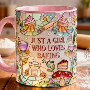 Personalized Gifts For Baking Lovers Accent Mug 06HYTN170126 - Coffee Mug - GoDuckee