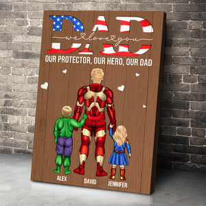 Father's Day 02NAHN250423TM Personalized Canvas Print - Poster & Canvas - GoDuckee