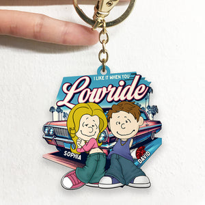 Personalized Gifts For Couple Keychain, Love Lowrider Car 01qhdt040125hg - Keychains - GoDuckee