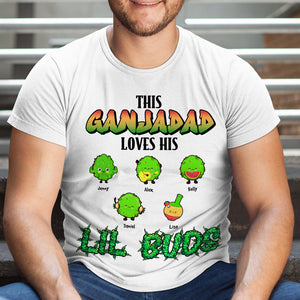 Personalized Gifts For Dad Shirt Dad's Lil Buds - 2D Shirts - GoDuckee