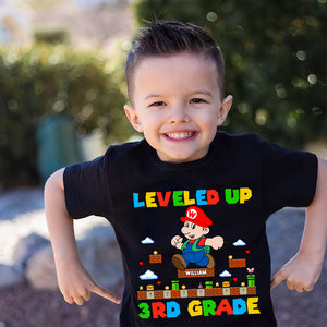 Student Leveled Up 02qnqn300623 Personalized Shirt - Shirts - GoDuckee