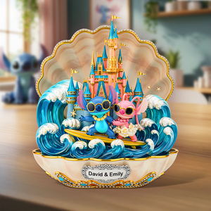 Summer Couple Acrylic Plaque - Personalized Gifts For Couple 04ohpu110625 - Shaped Plaques - GoDuckee