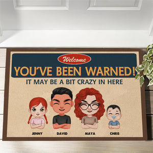 You've Been Warned, Gift For Family, Personalized Doormat, Family Doormat - Doormat - GoDuckee