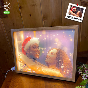 Smile Couple Gifts, Personalized Light Picture Frame - Poster & Canvas - GoDuckee