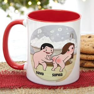 Love You And Your Tooty Booty-Gift For Couple-Personalized Coffee Mug-Funny Couple - Coffee Mug - GoDuckee