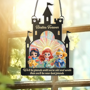 Personalized Gifts For Friend Suncatcher Ornament, Princess Lovers 04TGPU080725 - Ornament - GoDuckee