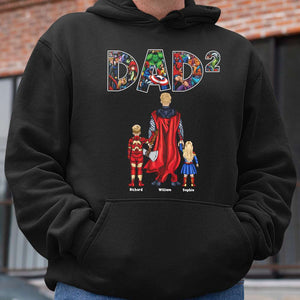 Gift For Dad, Personalized Shirt, Super Dad And Kids Shirt, Christmas Gift 09QHQN241123TM - Shirts - GoDuckee