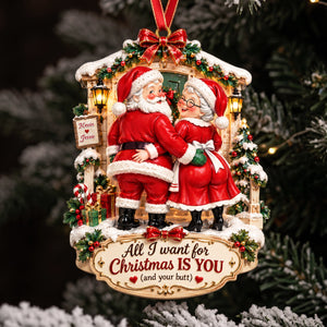 Blushy Touch Santa Couple Ornament, Personalized Gifts For Couple 02qhta160926