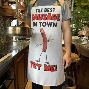Gifts For Him Aprons The Best Sausage In Town 05OHTN300124 Funny Anniversary Gifts - Aprons - GoDuckee